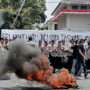 aksi unjuk rasa di kota tasikmalaya