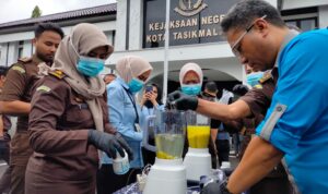 Kejaksaan Negeri Kota Tasikmalaya Hancurkan Barang Bukti, Didominasi Obat dengan Jumlah 4.699 butir