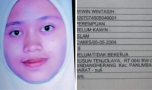 identitas, perempuan muda, pembunuhan Wiwin, pacar perempuan muda asal Ciamis,