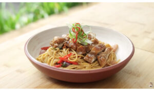 Resep Spaghetti Oriental ala Pizza Hut Devina Hermawan