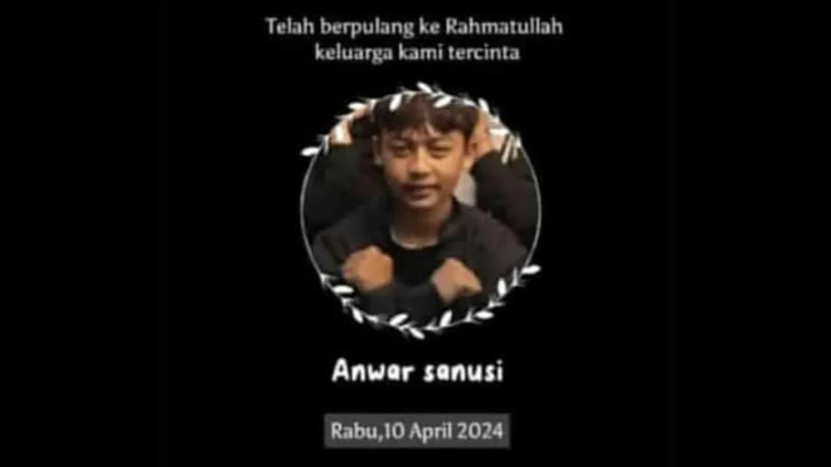 Pelajar smp, lebaran, meninggal dunia,