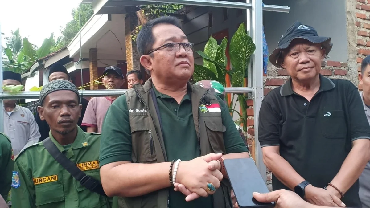 akibat guncangan gempa bumi garut