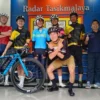 gowes bareng Azrul Ananda