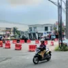 Jalan lingkar utara, lalu lintas, tiang listrik