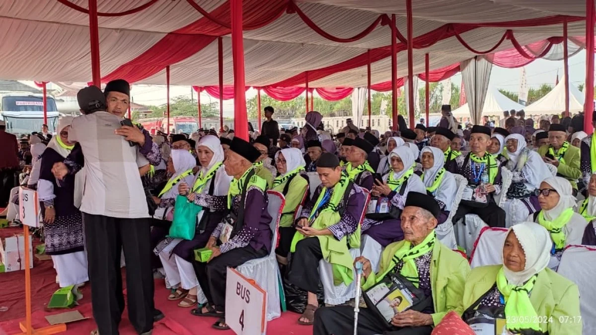 Calon jemaah haji asal Kabupaten Pangandaran