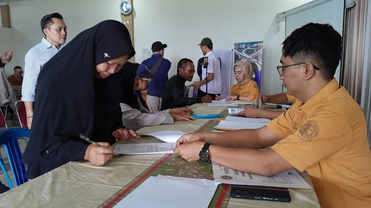 pembebasan lahan tol getaci di garut