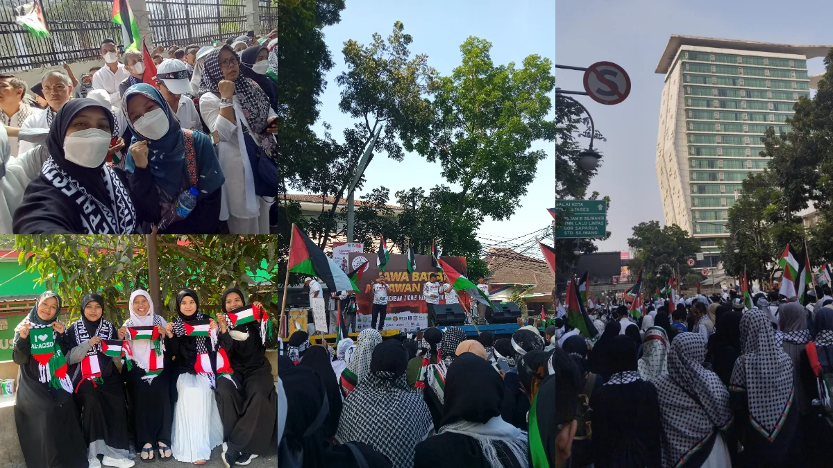 Aksi Bela Palestina, Jawa Barat Melawan Zionis