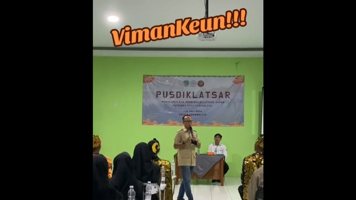 Viman alfarizi ramadhan, paskibra kota tasikmalaya, puadiklatsar