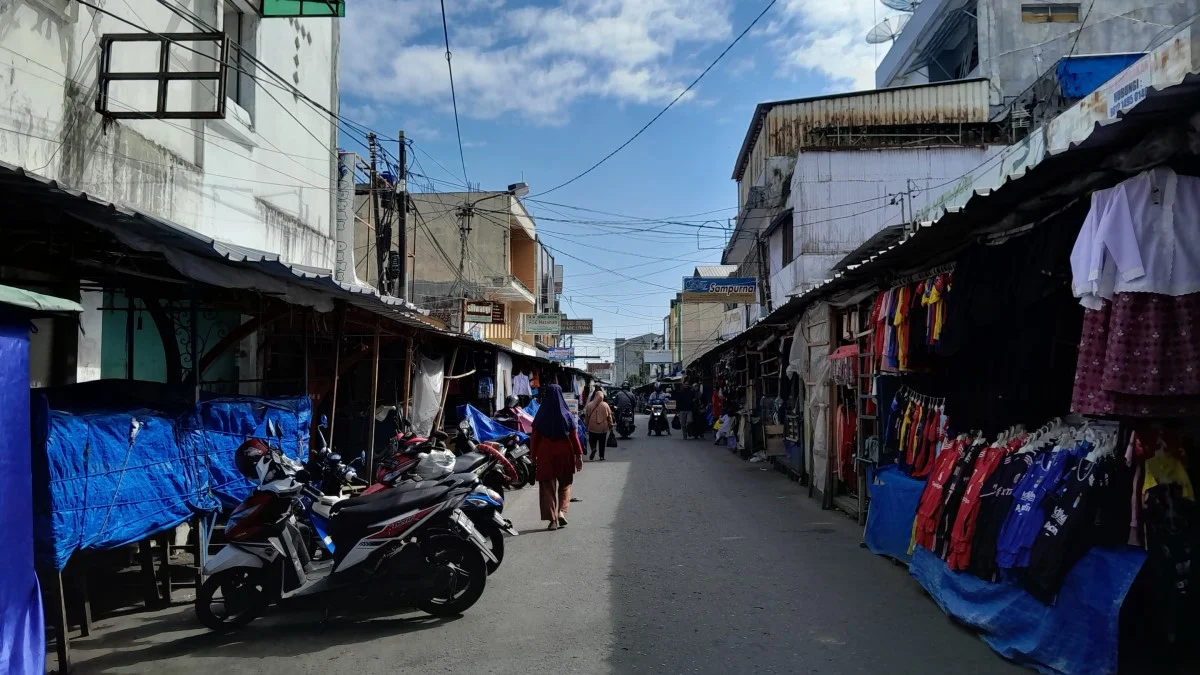 relokasi PKL Jalan Ahmad Yani ke Jalan Pasar Baru