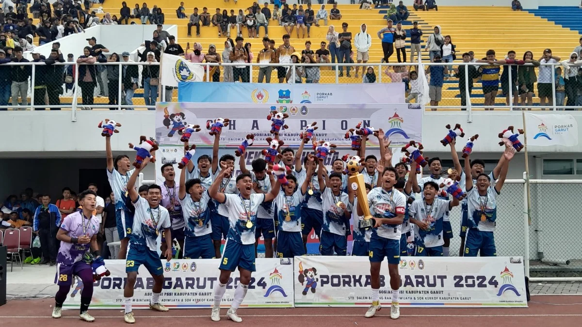 Cikajang Menjadi Juara Cabor Sepak Bola Porkab Garut