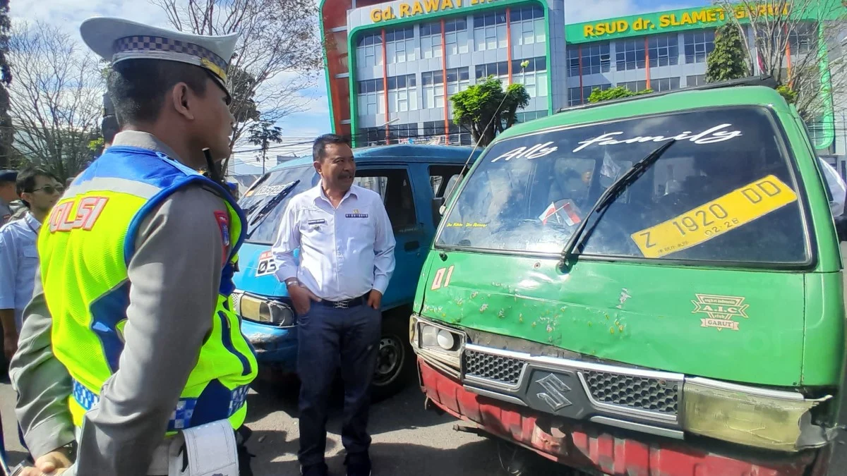 pelanggar lalu lintas di Garut