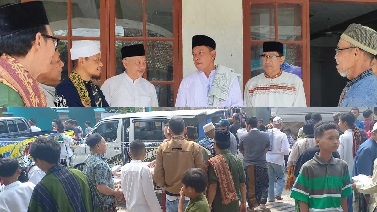 Bakal calon wali kota H Muhammad Yusuf dan Hendro Nugraha, serta Owner Gandara Group H Cahya Gandara