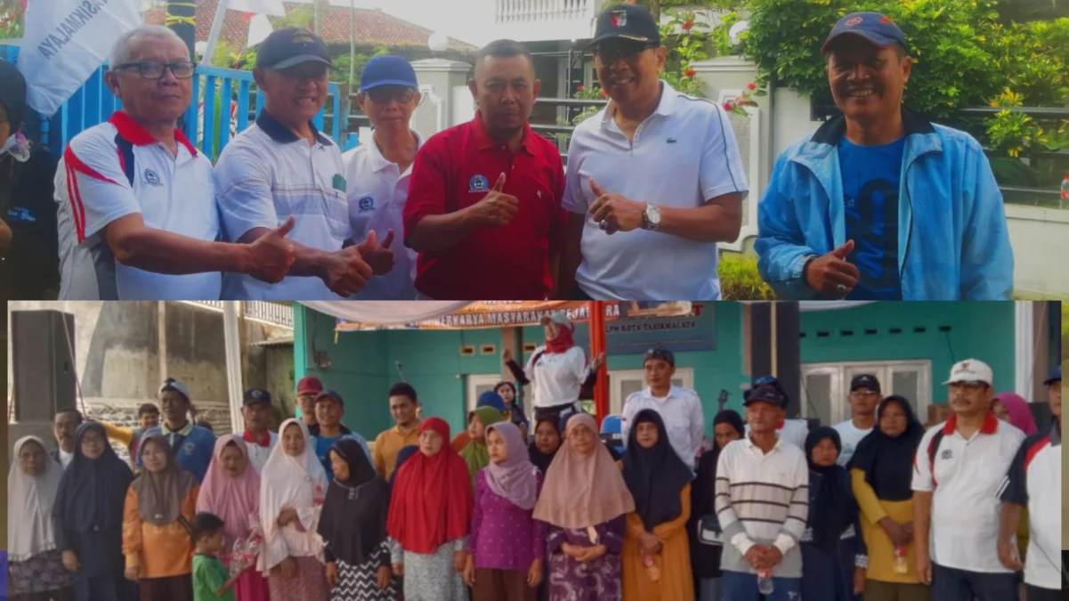 M yusuf calon wali kota tasikmalaya, bagi-bagi sembako, hari jadi LPM