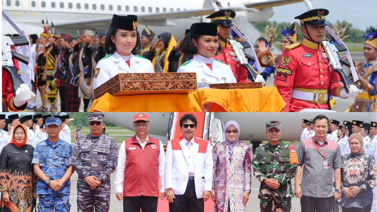 Duplikat Bendera Pusaka dan Teks Proklamasi