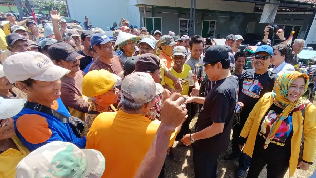 Dukungan pengayuh becak, pasangan m yusuf hendro nugraha, pendaftaran pilkada kota tasikmalaya