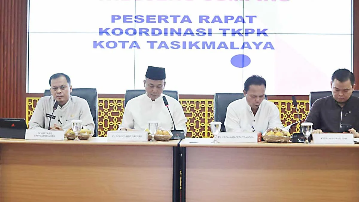 rapat penanggulangan kemiskinan kota tasikmalaya