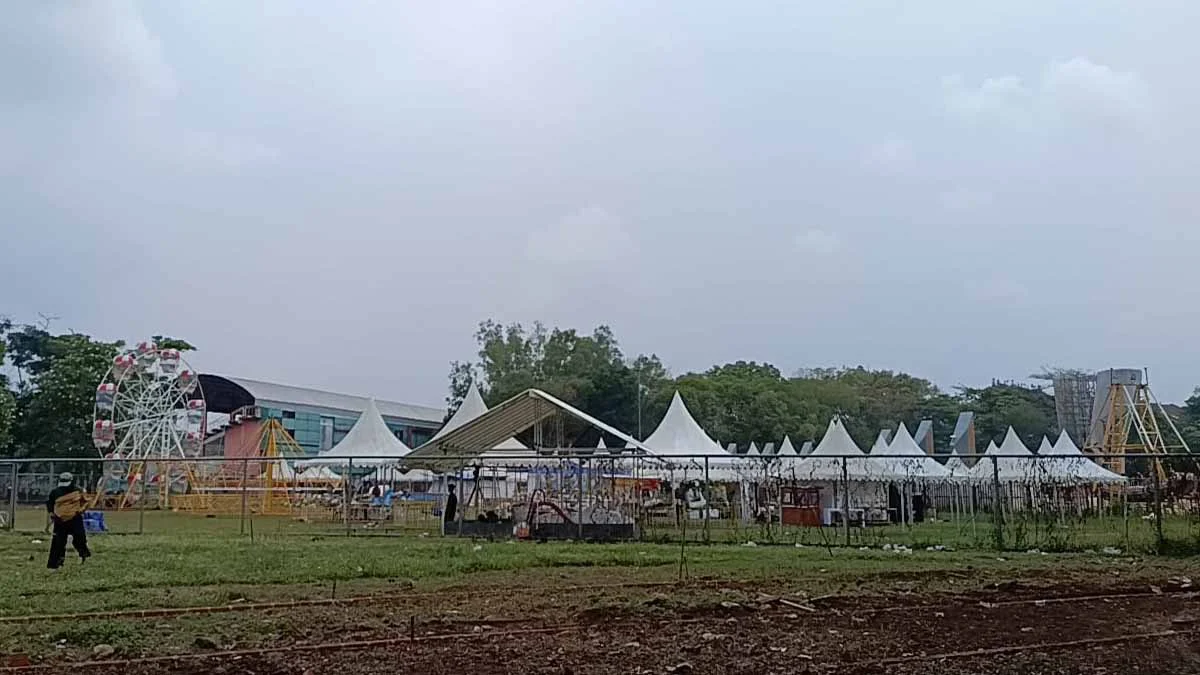 pasar malam di alun-alun dadaha