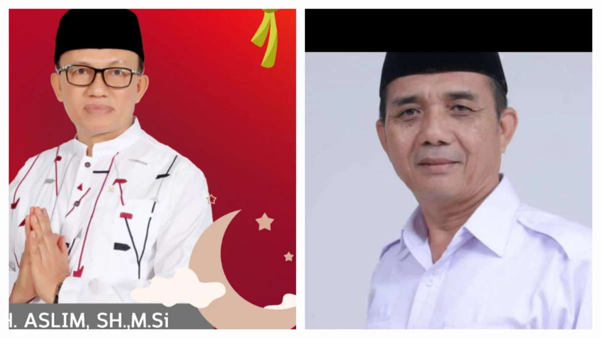 H Aslim dan H Budi Ahdiat