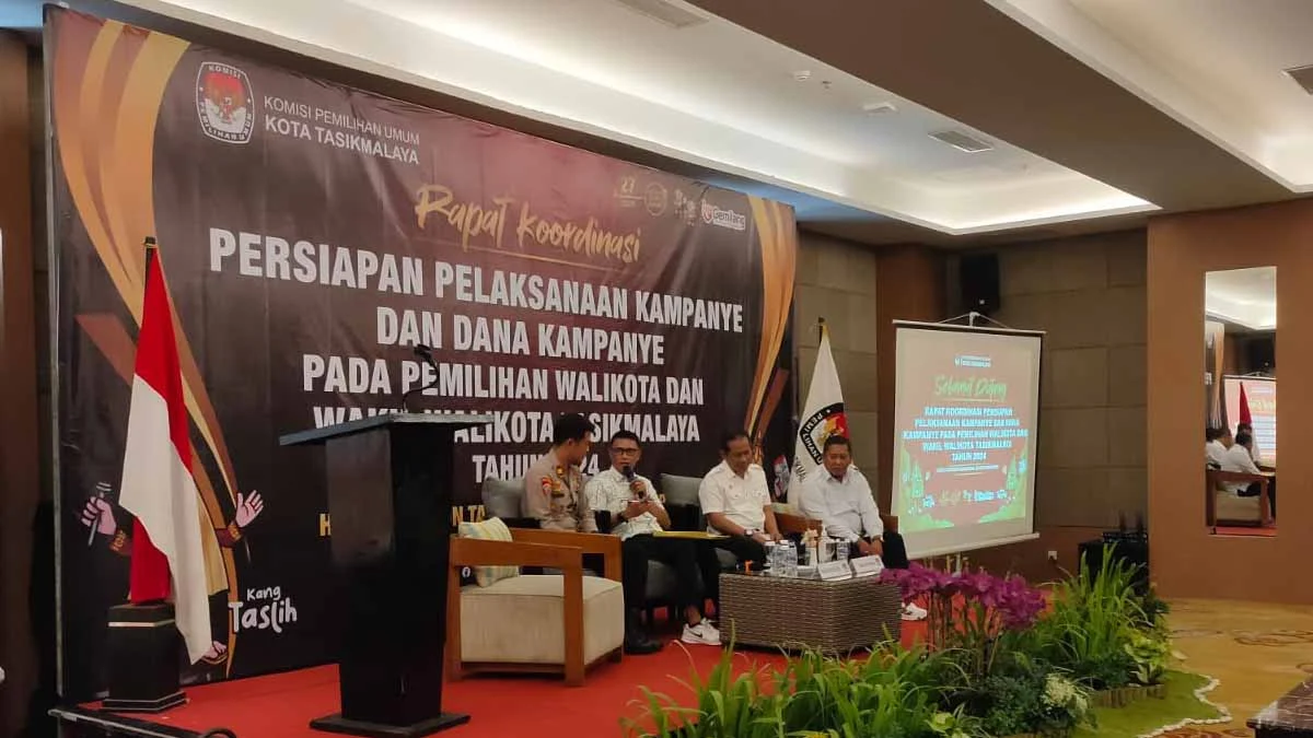 rapat koordinasi KPU Kota Tasikmalaya