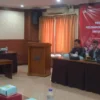 KPU ciamis melakukan rapat koordinasi