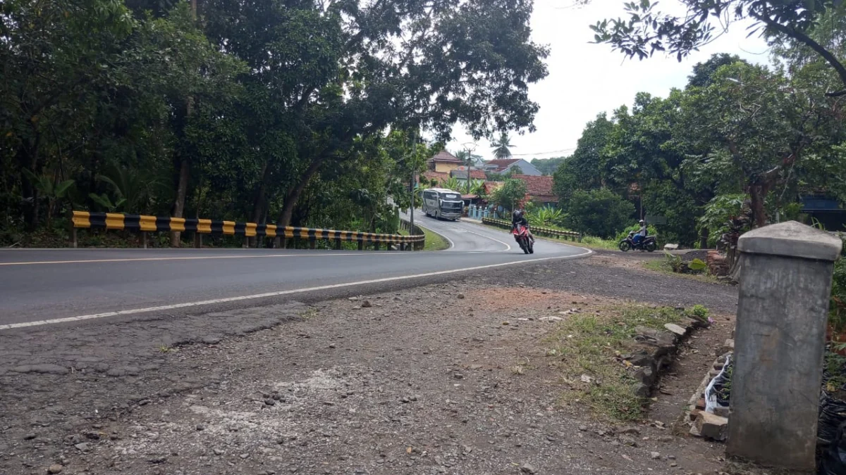 Lokasi kecelakaan Ruri Wantogia di Ciamis