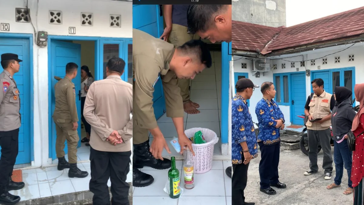 tempat kos kecamatan tawang kota tasikmalaya, miras minuman keras, razia kos-kosan