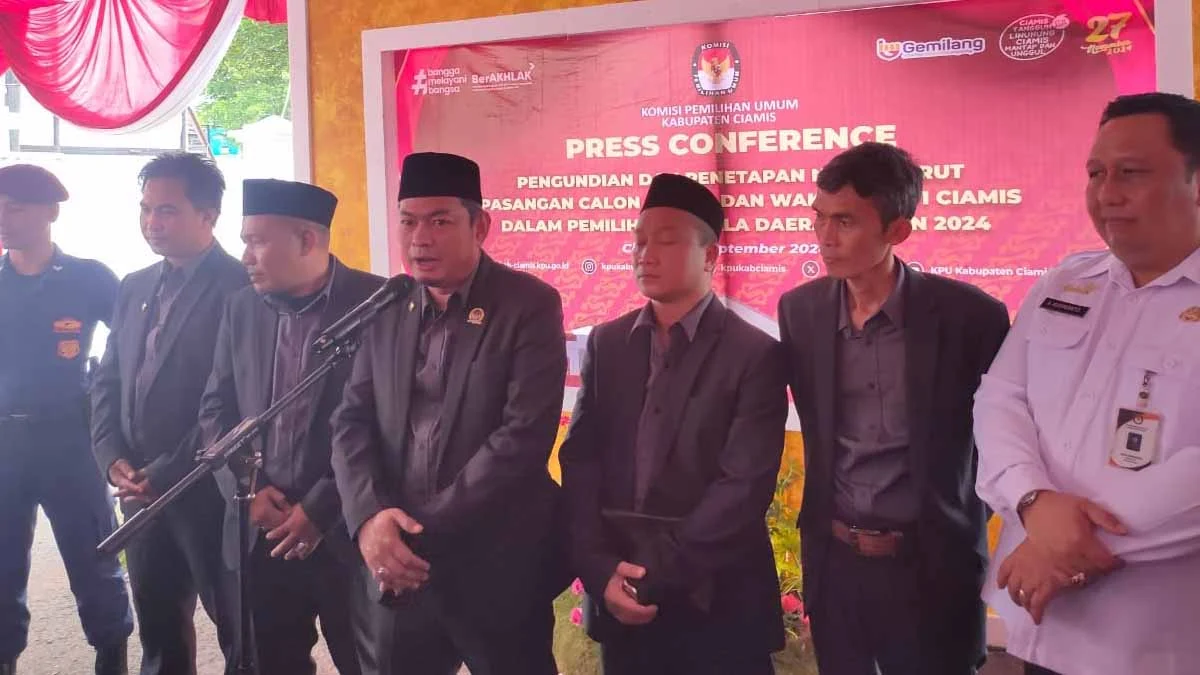 pengundian nomor urut untuk pilkada ciamis