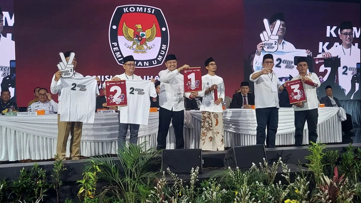 Hasil Pengundian Nomor Urut Pilkada Kabupaten Tasikmalaya