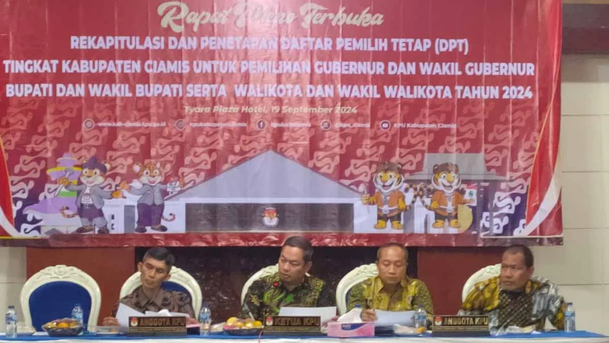 penetapan daftar pemilih tetap atau DPT