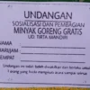 Minyak goreng gratis, kampanye pilkada kota tasikmalaya, pembagian kupon