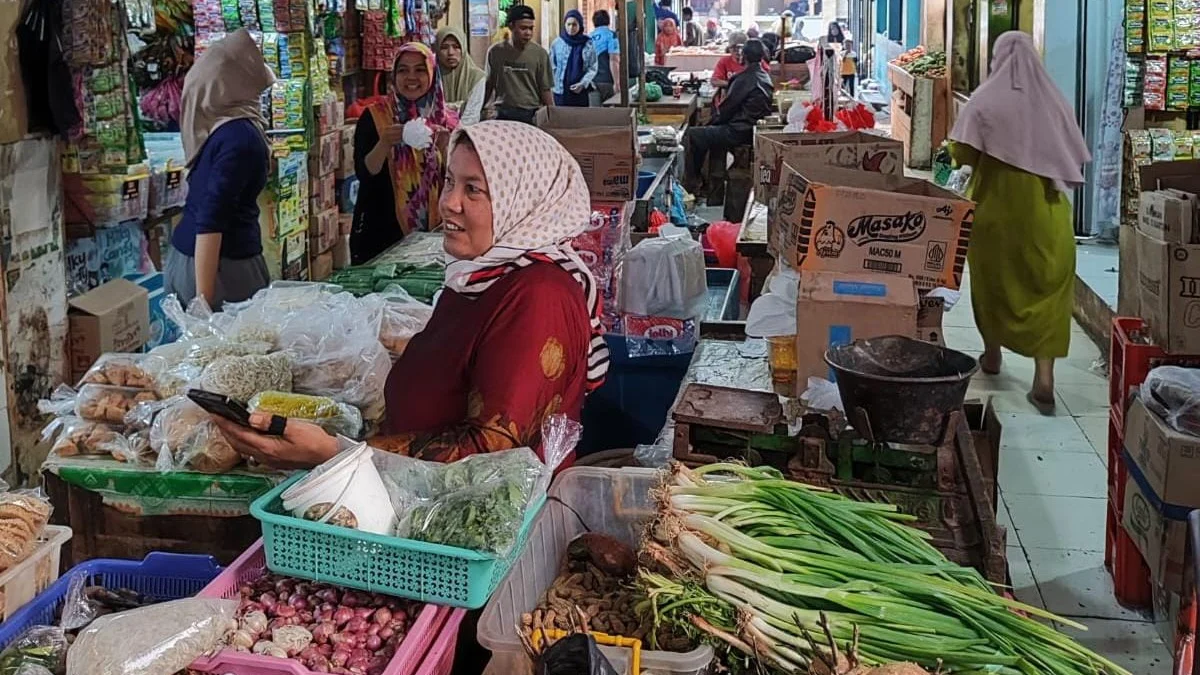 Pedagang pasar banjar