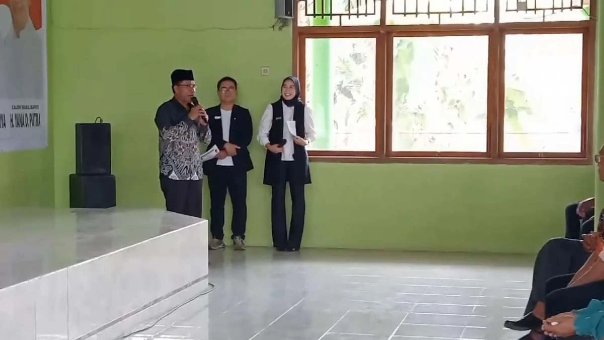 kampanye calon bupati ciamis di Lakbok