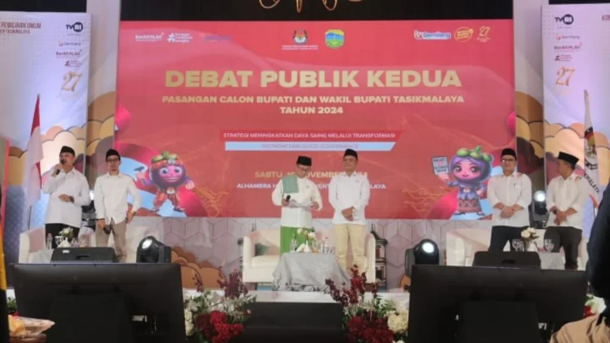 debat kedua pilkada kabupaten tasikmalaya