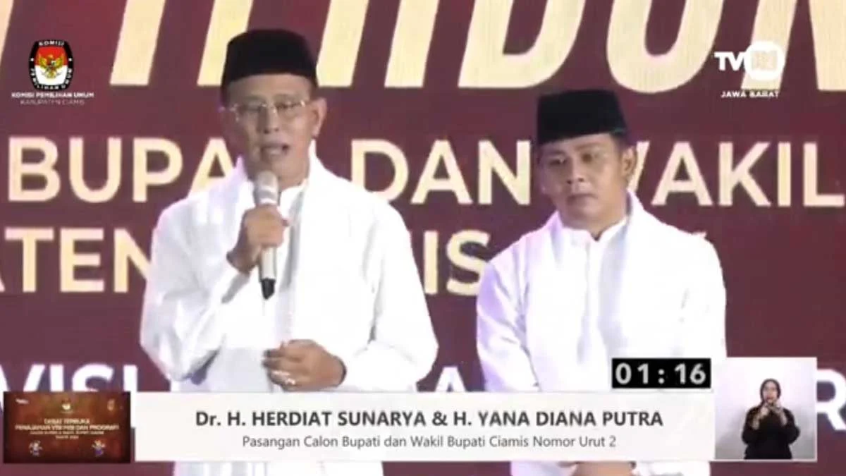 herdiat yana debat penajaman visi misi