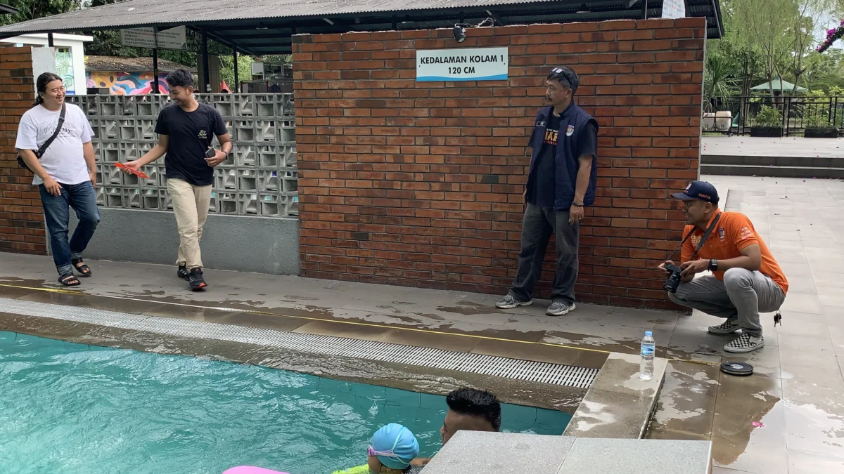 Siswa smp negeri di tasikmalaya, meninggal dunia kolam renang, mangkubumi park,