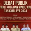 Debat kandidat pasangan calon pilkada kota Tasikmalaya, visi misi adu argumen,