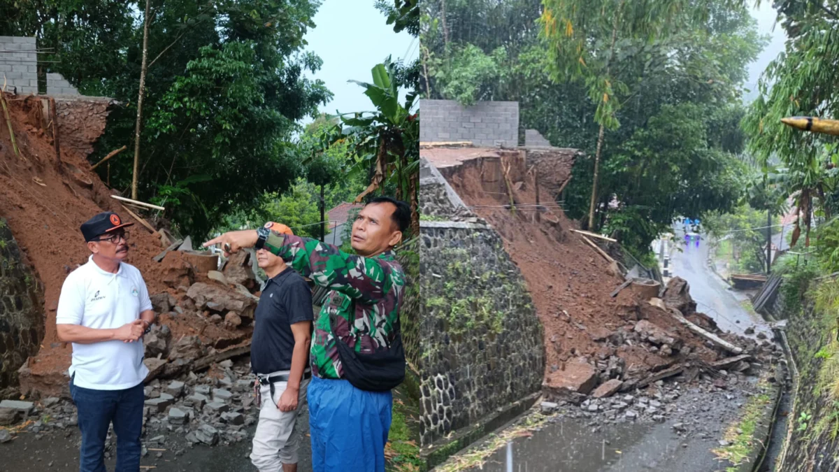 Tanah longsor tpt jebol tasikmalaya, bencana alam, banjir tasikamlaya,