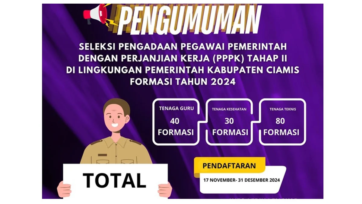 pengumuman seleksi PPPK Ciamis