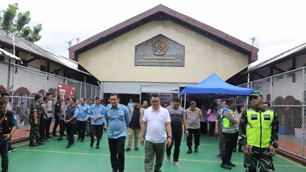 monitoring Pilkada Kota Tasikmalaya di Lapas Kelas IIB Tasikmalaya