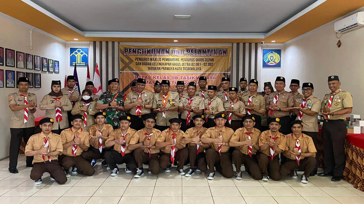 pramuka di lapas kelas IIB Tasikmalaya