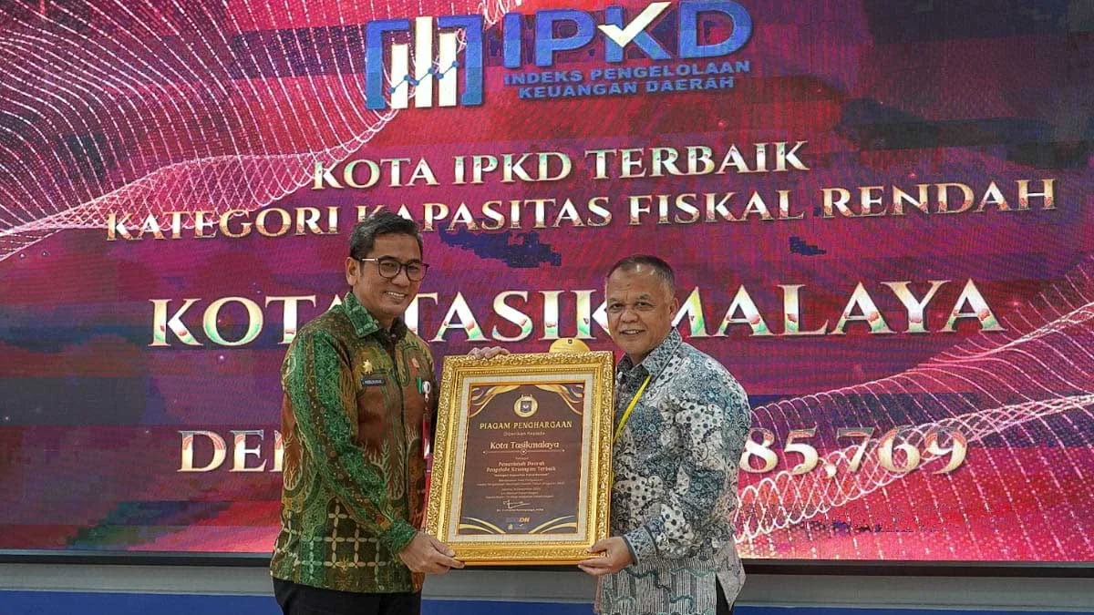 penghargaan IPKD Kota Tasikmalaya