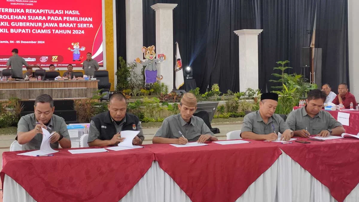 pleno hasil pilkada ciamis 2024