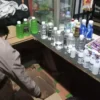 Penjual Arak bali Tasikmalaya, razia miras, polsek cisayong