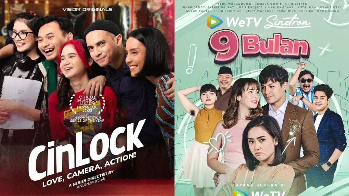 Cinlock: Love, Camera, Action! dan 9 Bulan (Instagram.com @netflixid @9bulan_official)