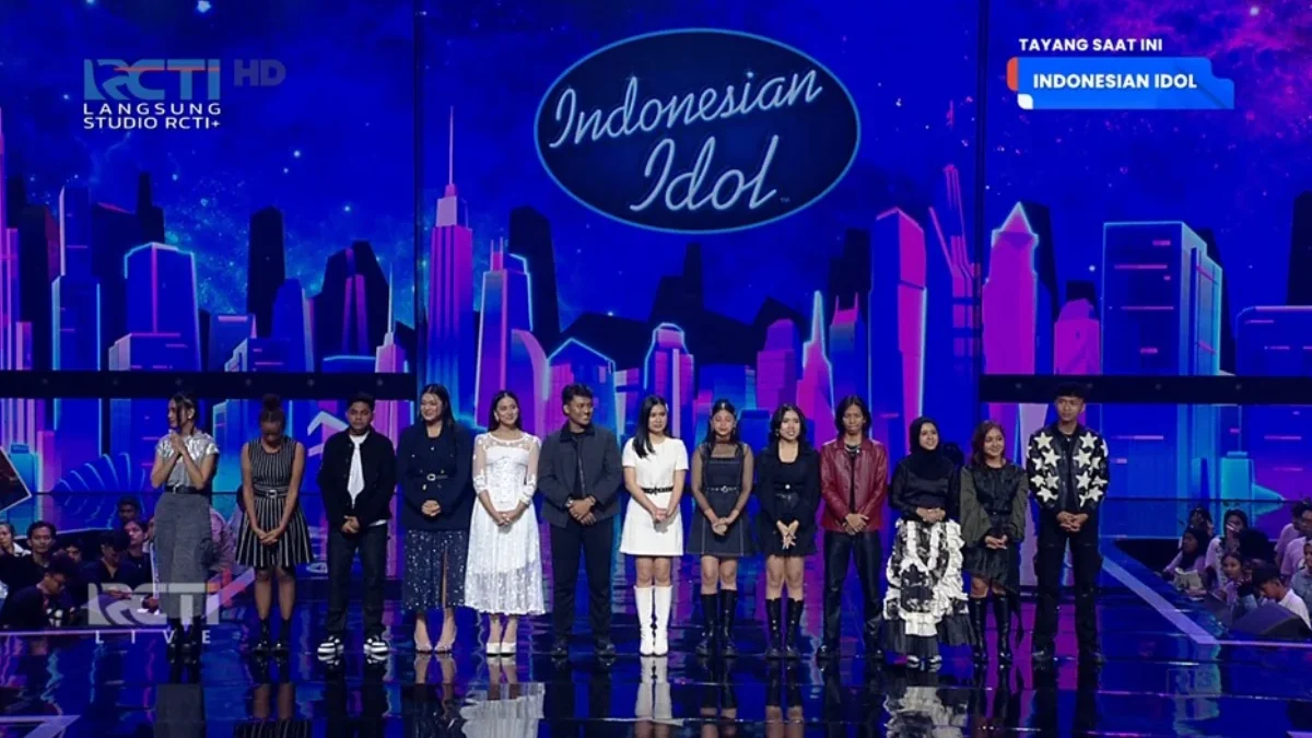 Live Show Case 1 Indonesian Idol XIII (tangkapan layar RCTI+)