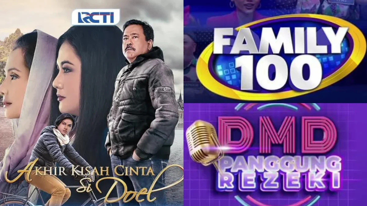 Film Akhir Kisah Cinta Si Doel, Kuis Family 100 (instagram.com @officialrcti @officialmnctv)