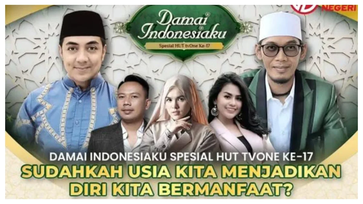 Damai Indonesiaku Spesial HUT TV One Ke-17 (instagram.com @tvonenews)