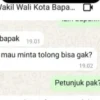 whatsapp wakil wali kota banjar