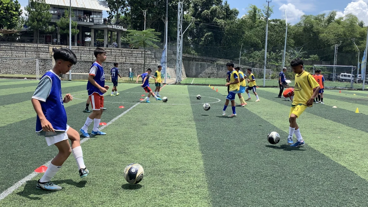 Seleksi persikotas academy, latihan lapangan sepakbola,