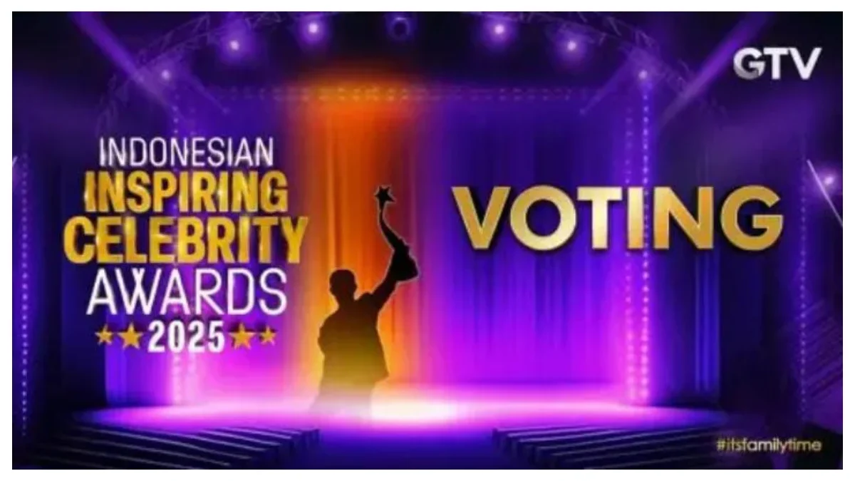 Indonesian Inspiring Celebrity Awards 2025 (tangkapan layar aplikasi RCTI+)